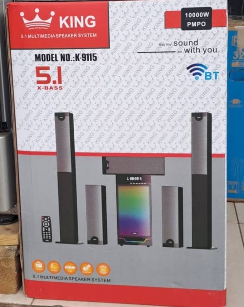 KING K-9115 5.1 Multimedia Speaker System