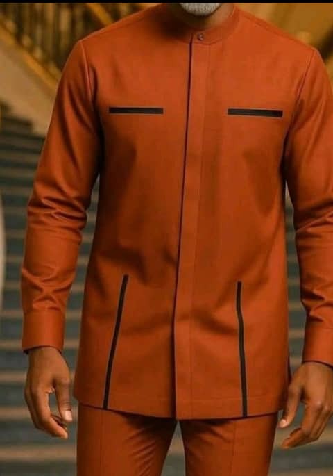 Modern Nigerian Senator Style Suit