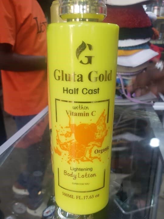 Gluta Gold Half Cast With Vitamin C Organic Lightening Body Lotion