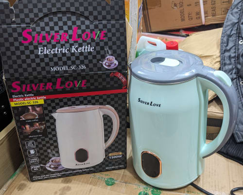 Silver Love Electric Kettle Model SC-326