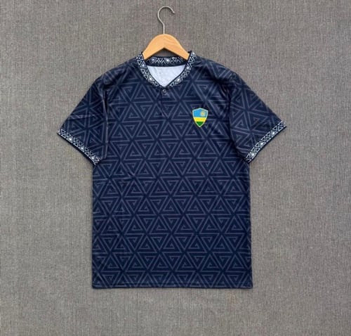 Rwanda National Team Dark Blue Patterned Jersey