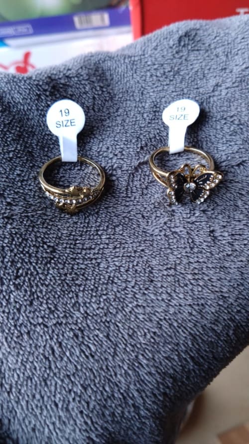 women's gold-tone fashion rings