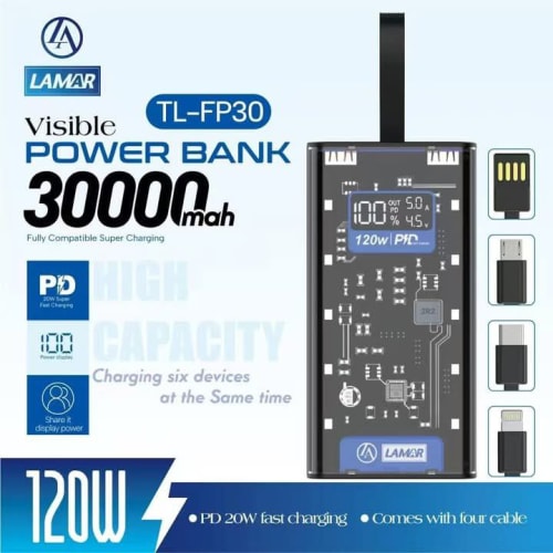 LAMAR Power Bank TL-FP30 30000mah
