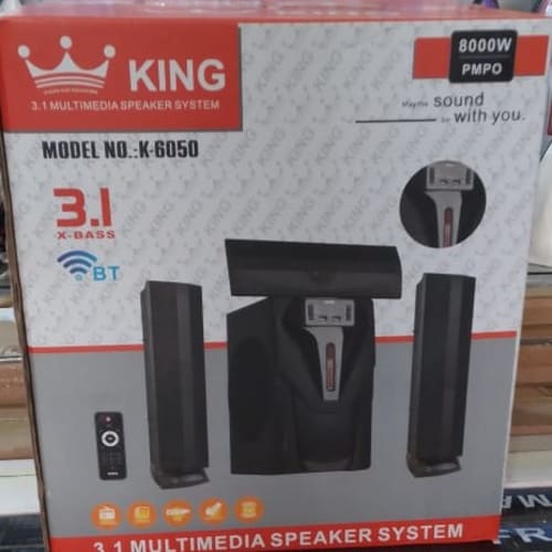 KING K-6050 3.1 Multimedia Speaker System